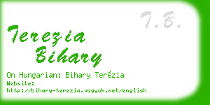 terezia bihary business card